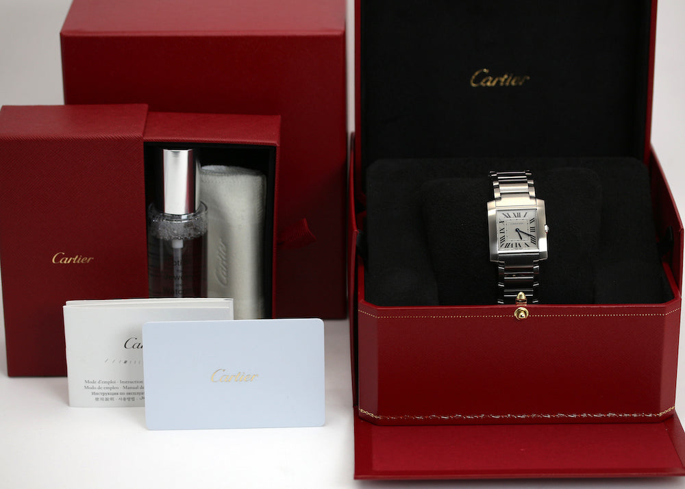 Cartier Tank Française – Ladies / Mid Size (Stainless Steel, Quartz) WSTA0074