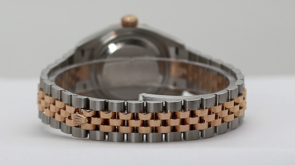 Rolex Lady-Datejust 28 – Chocolate Sunray Diamond Dial (Everose Rolesor) 279171