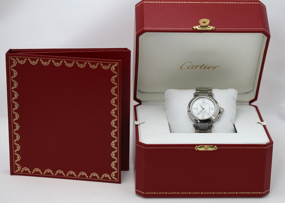 Cartier Pasha C Large Date W31055M7