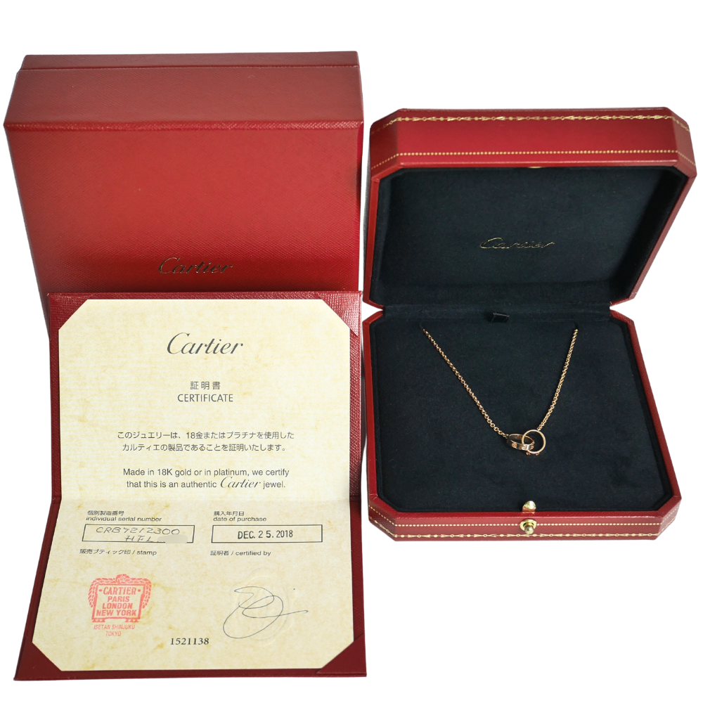 Cartier Baby Love Necklace B7212300 Rose Gold 750/1000