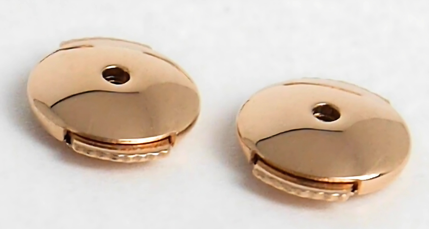 Cartier Love Hoop Earrings Small Model 18K Rose Gold B8029000