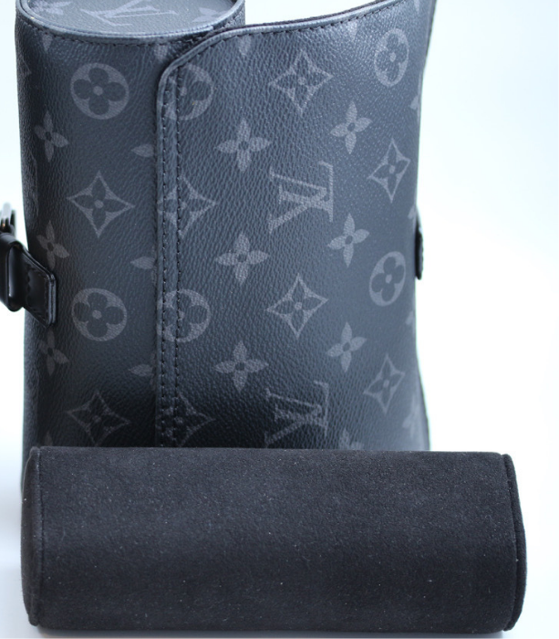 Louis Vuitton 3 Watch Case (Monogram Eclipse)